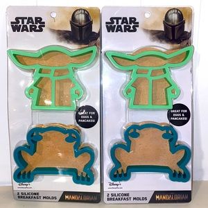 Star Wars 2 Silicone Breakfast Molds sets of 2.